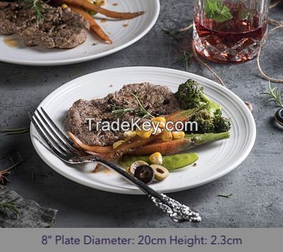 Factory Direct Hot Sale Ceramic Dinnerware Porcelain Dinner Plate 