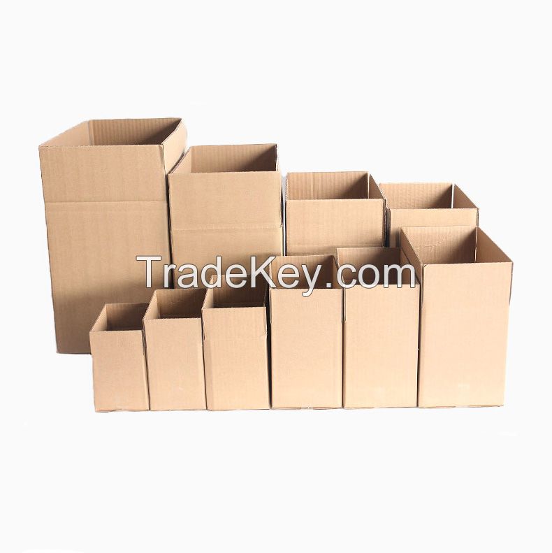 Rugged and durable shipping packaging carton three-layer five-layer corrugated carton