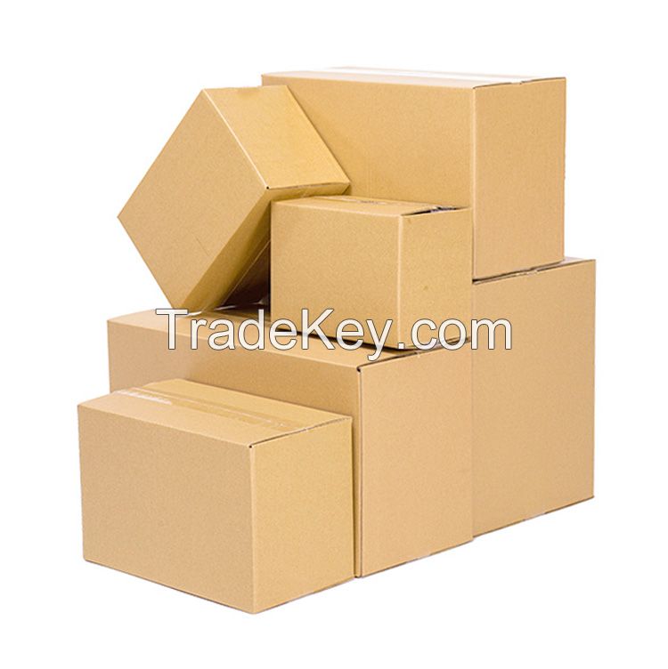 Rugged and durable shipping packaging carton three-layer five-layer corrugated carton