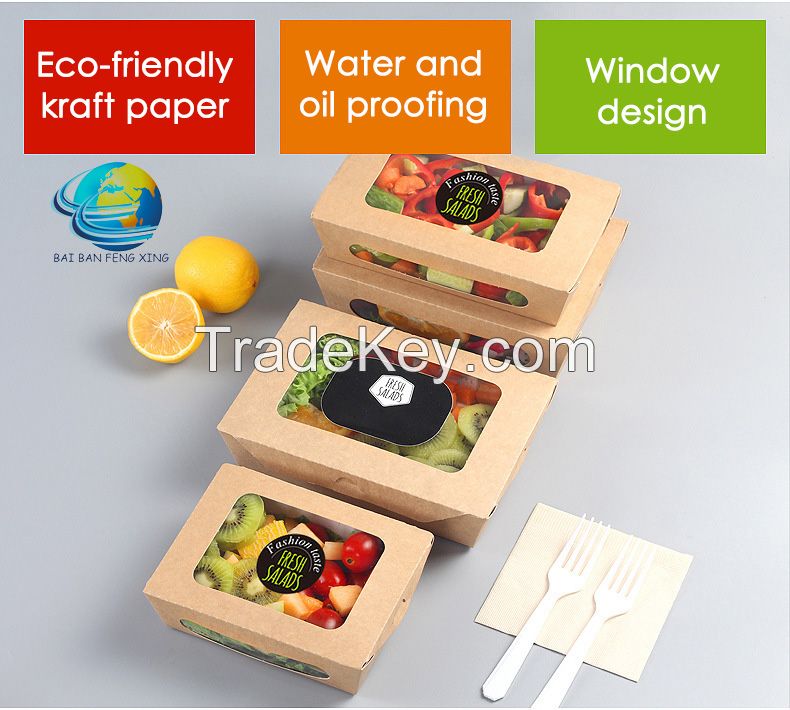 Take Away Disposable Spaghetti Pasta Packaging noodle box Paper