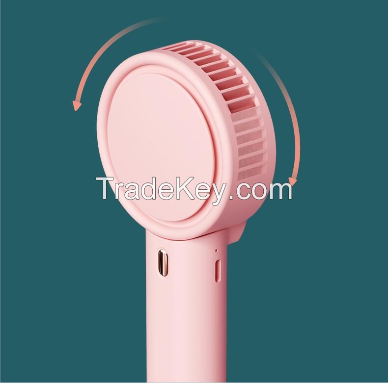 2021 Hand Held Mini Battery Operated Small Personal Portable Bladeless Fan For Sport Travel Shopping