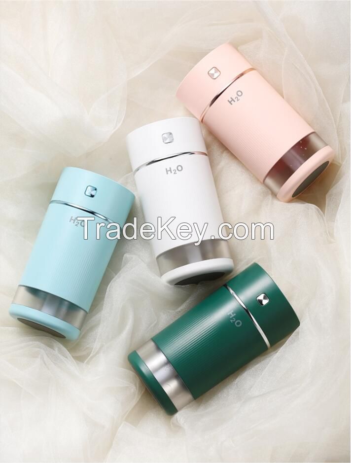 240ml rosy clouds ultrasonic home car office travel desktop portable mini usb humidifier with led light