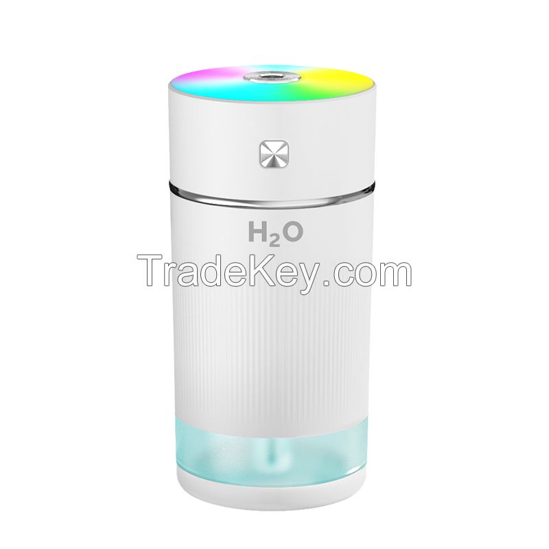 240ml rosy clouds ultrasonic home car office travel desktop portable mini usb humidifier with led light