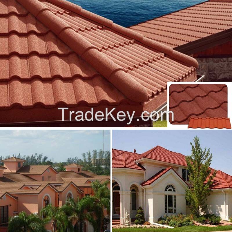 Indon aluminium panels for building black and grey spots bond type china natural stone coated steel roof tile composite shingles