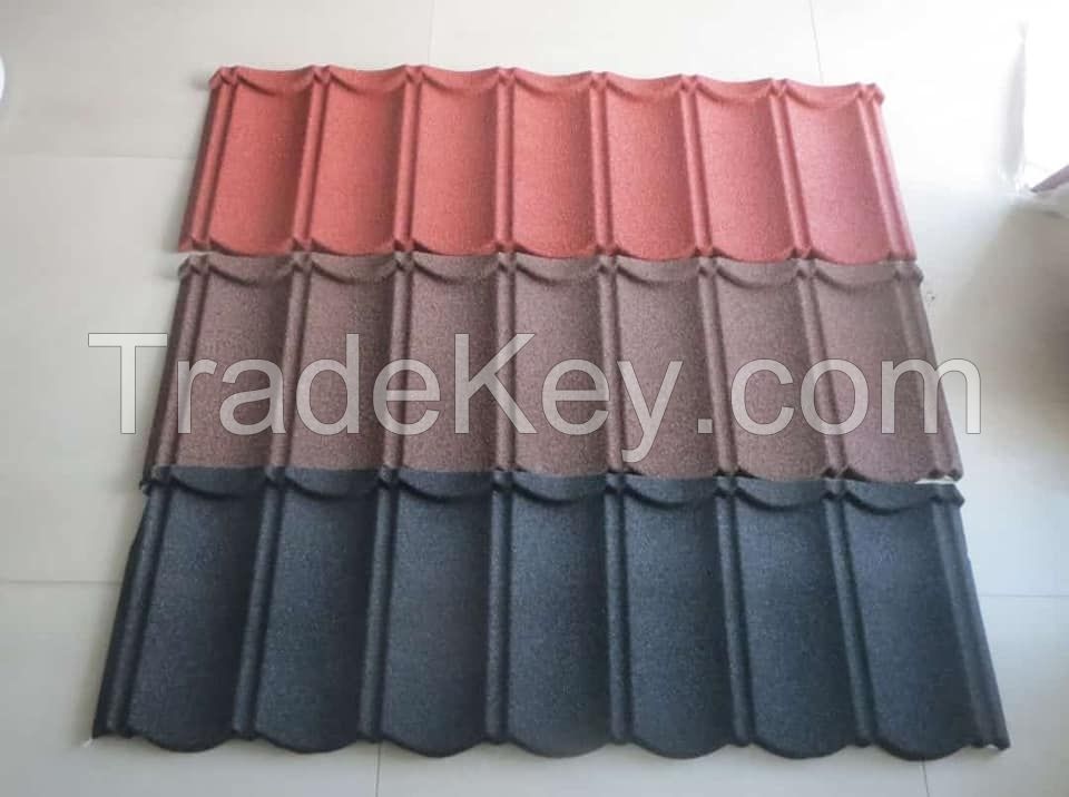 Building Materials Color Coated Stone Roofing Tile Sheet for house