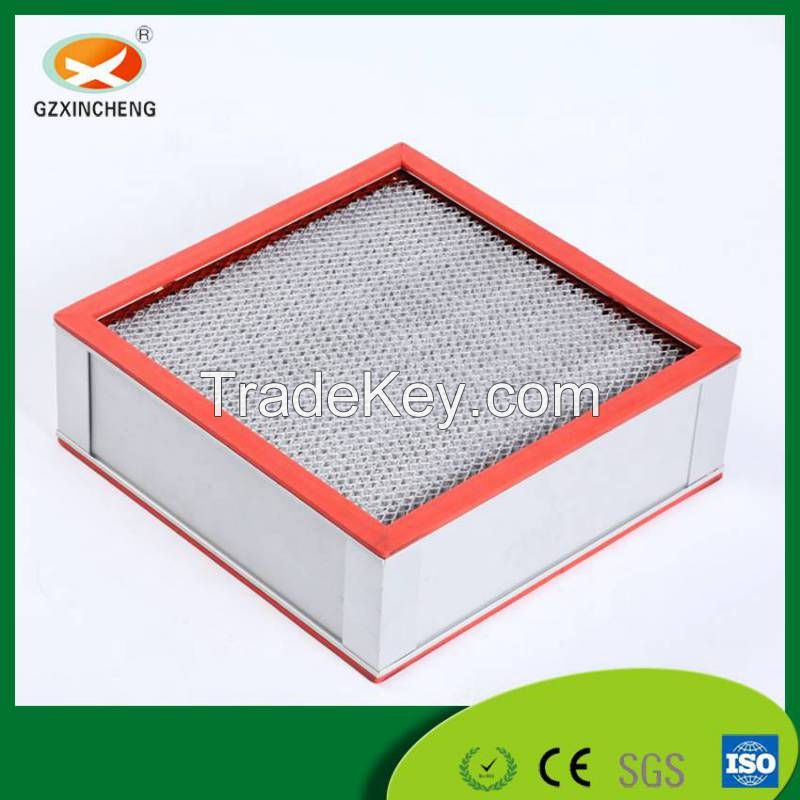 High Temperature Stainless Steel Frame Heat-Resistant Air Filter