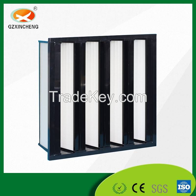 Factory Price V Shape High Efficient Cleanroom Air Filter