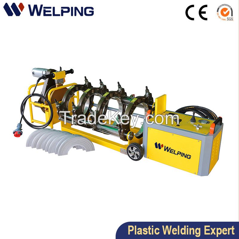 110-315mm plastic hdpe pe ppr pipe butt welding machine