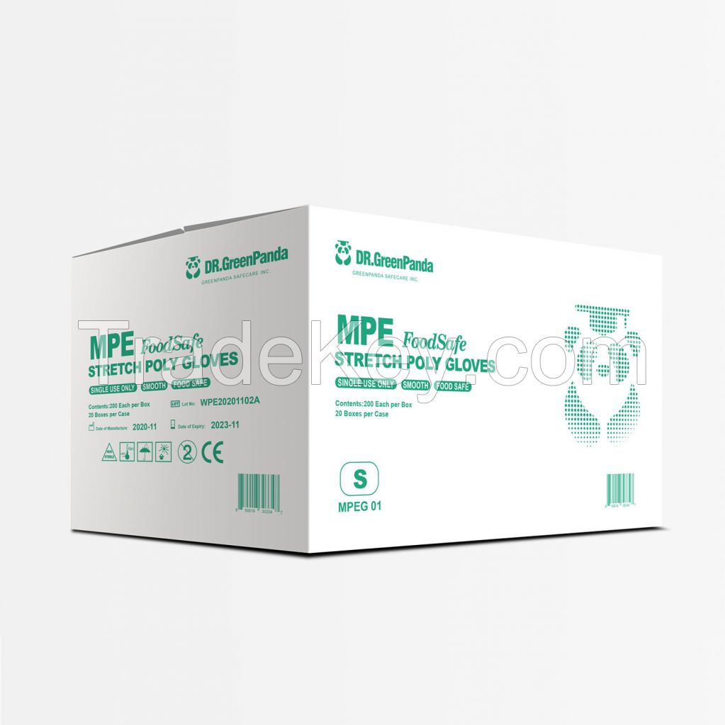 MPE FOODSAFE STRETCH POLY GLOVES | MPEG