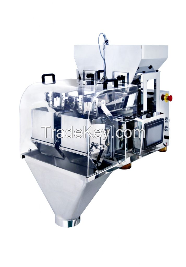 Linear weigher 2 head filling machine