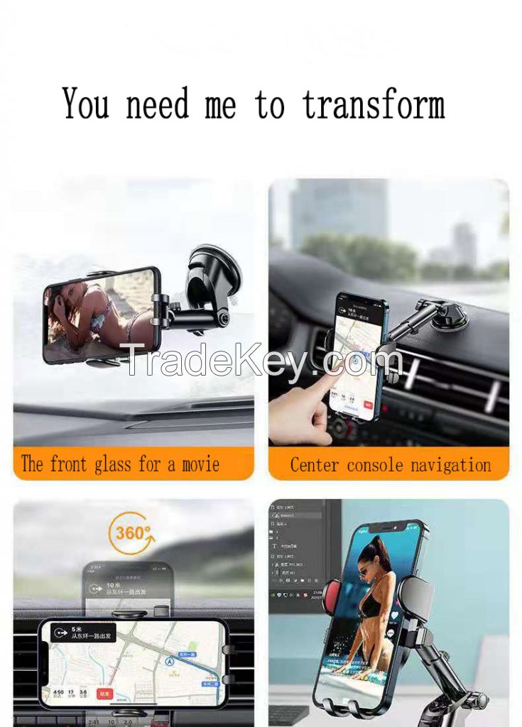 The Best selling BigHe Car Phone Holder Stand Mobile Phone Holder Stents in Car No Magnetic GPS Mount Support For iPhone Xiaomi Samsung