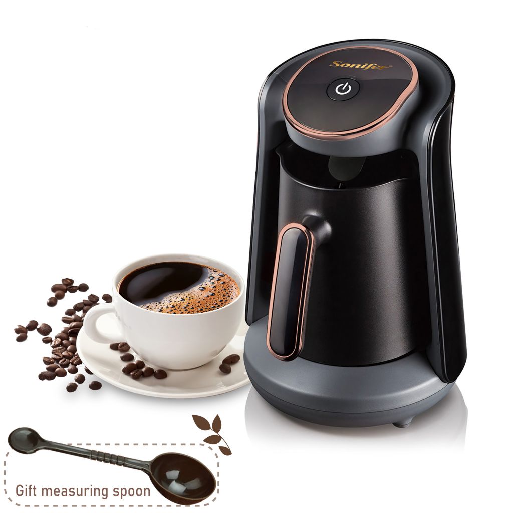 600W Automatic Turkish Cordless Coffee Maker Machine Pot Food Grade Moka Coffee Kettle