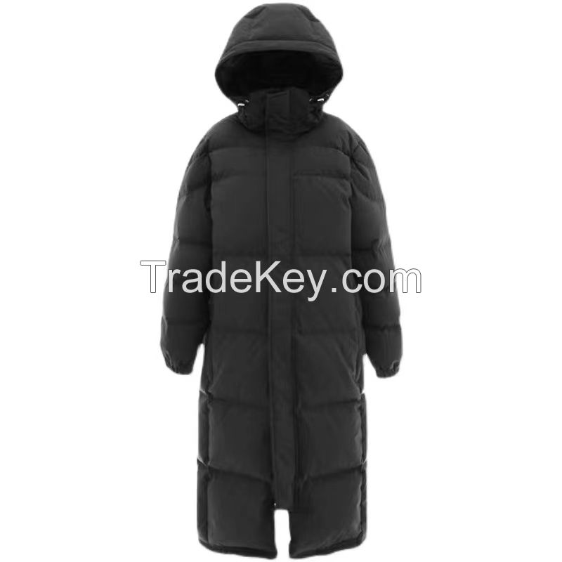 New Winter Women's Down Coats Quality Collar Slim Female 90% White Duck Down Jackets Lady Long Hoodies