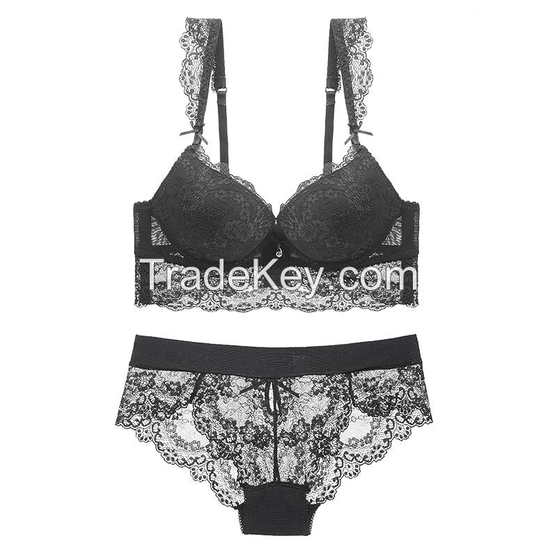 GM-Colorful Fashion Bra Panty Sets Sexy Lace Lingerie Factory Wholesale