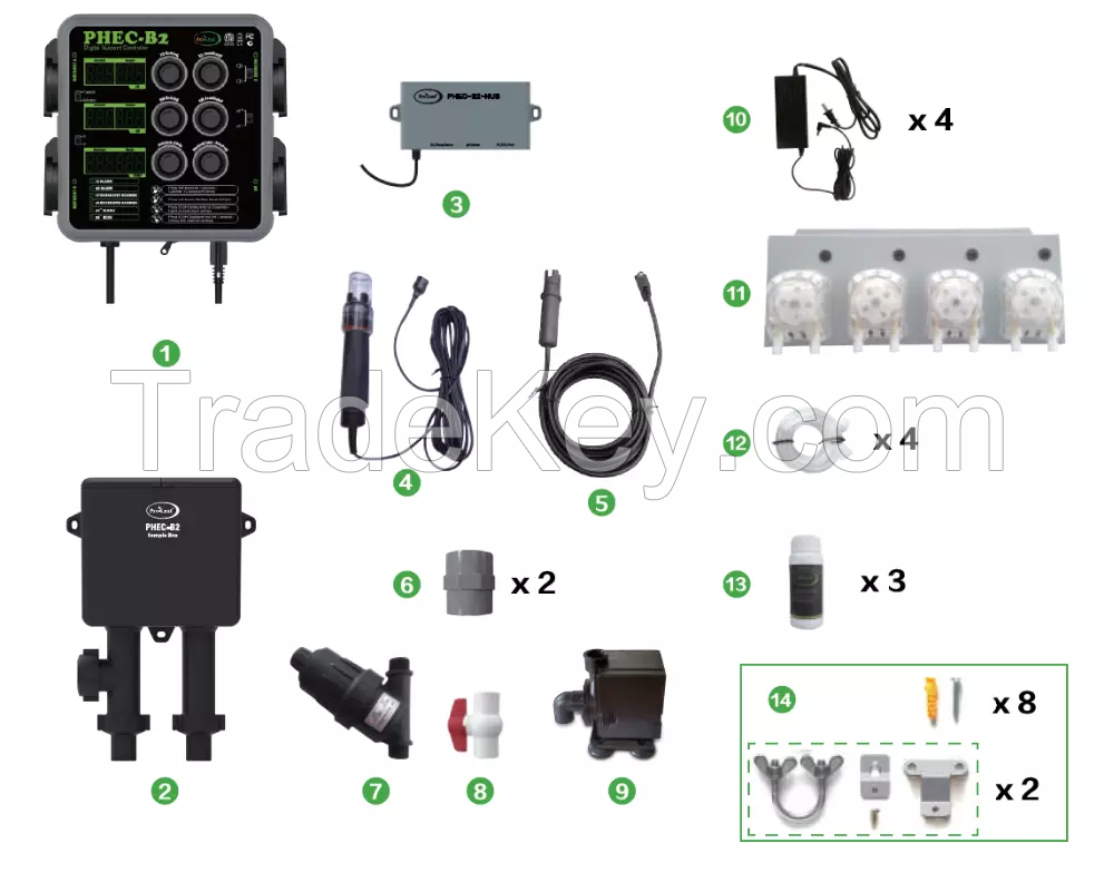 Phec-B2 PRO-Leaf Digital Nutrient System Hydroponics Automatic Fertilization Controller