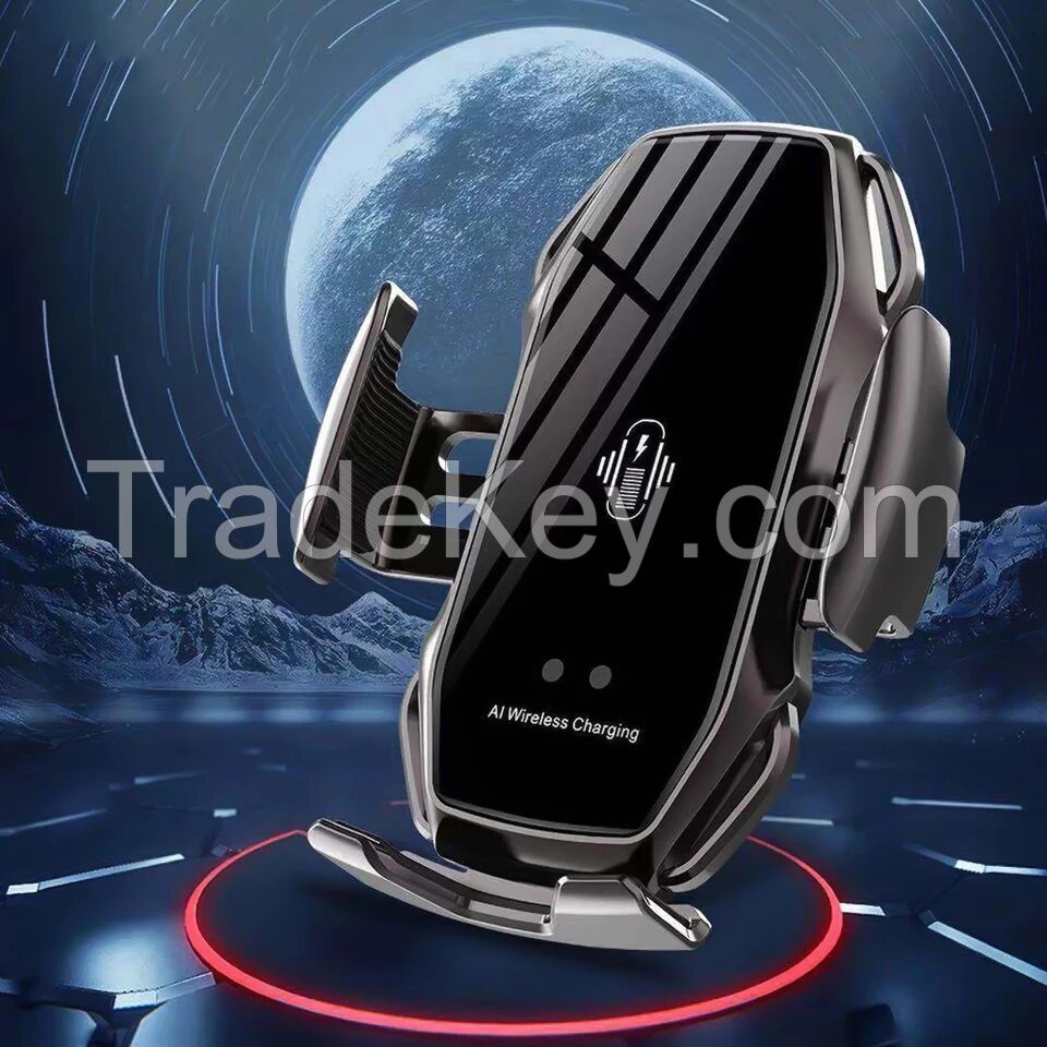 Car Phone Holder Automatic Clamping 10W Car Wireless Charger For mobile phone