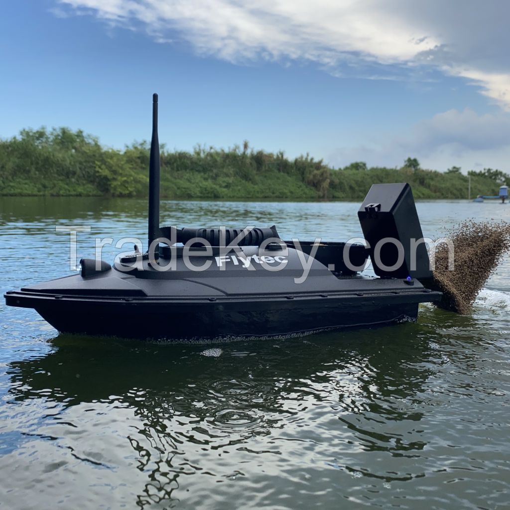 2011-5 Flytec Bait Boat Upgraded Version Sending Fishing Line Throw Bait 2 In 1 RC Bait Boat For Carp Fishing And Entertainment