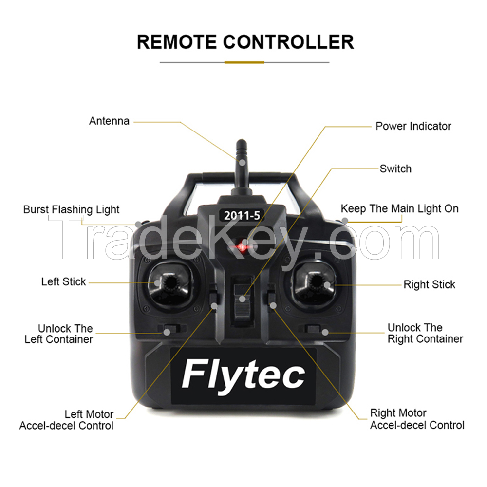 2011-5 Flytec Bait Boat Upgraded Version Sending Fishing Line Throw Bait 2 In 1 RC Bait Boat For Carp Fishing And Entertainment