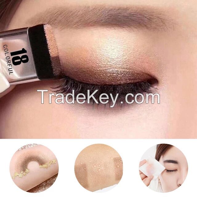 Double Color Gradient Lazy Eye Shadow