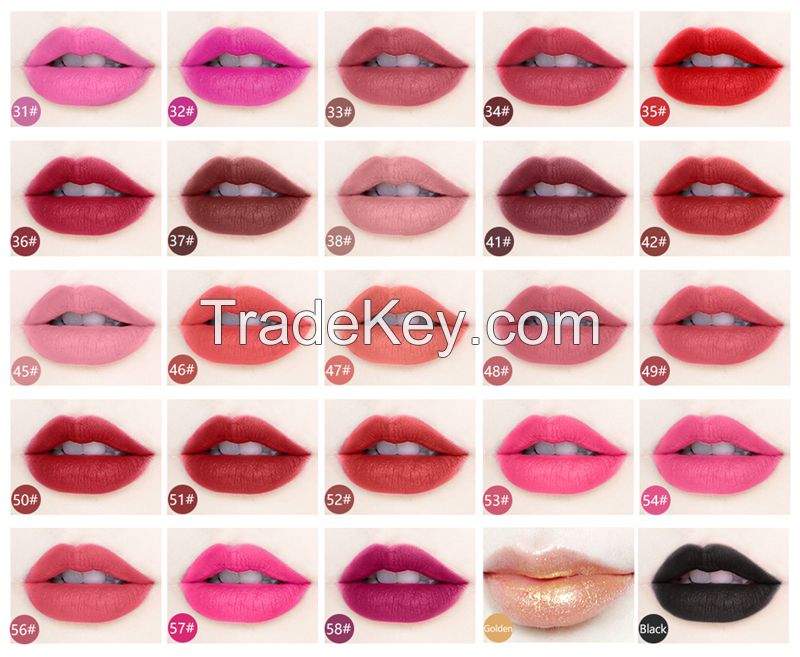 New Matte Lipstick for Women Sexy Brand Lips Color Cosmetics Waterproof Lipstick Long Lasting Lip stick Nude Makeup