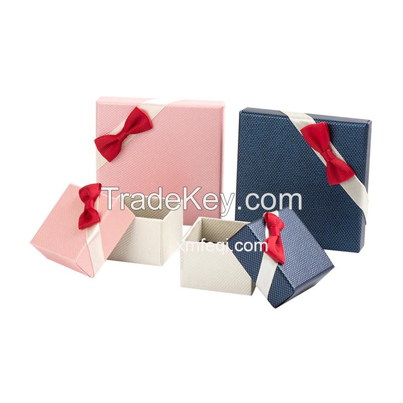 Mini satin craft bow tie with self-adhesive tape