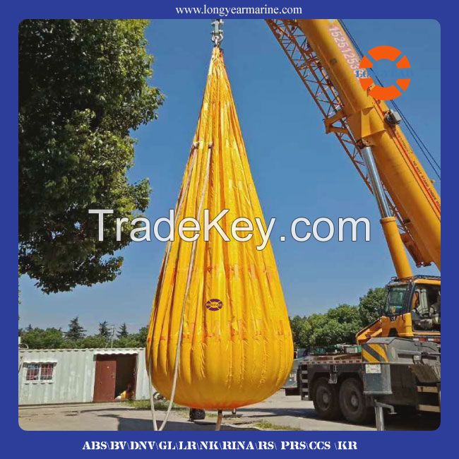 offshore crane load test water weight bag