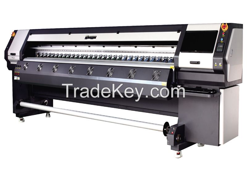 3.2M Advertising Digital Printing Machine Solvent printer with Konica 512i Print Head