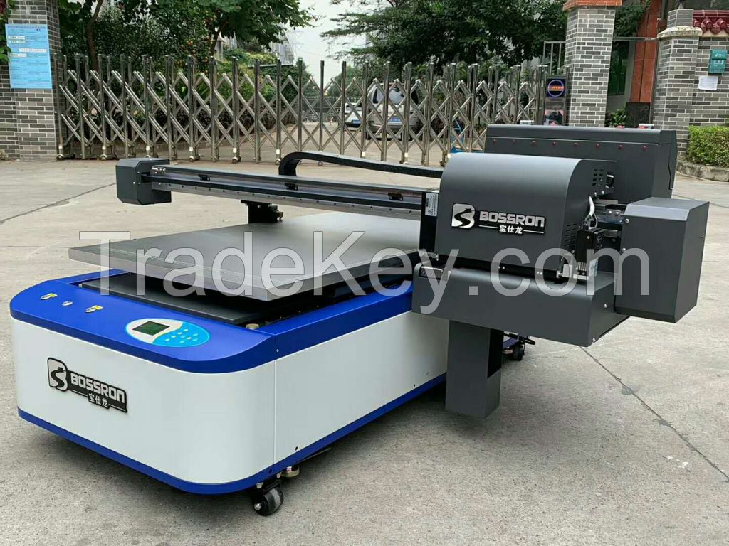 Bossron 1440dpi Resolution Digital Printing Machine 60*90cm Small UV Flatbed Printer with Epson XP600