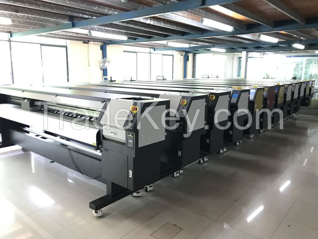 3.2m Digital Printing Machine High Speed Solvent Printer with Four Konica 512i Pring Head