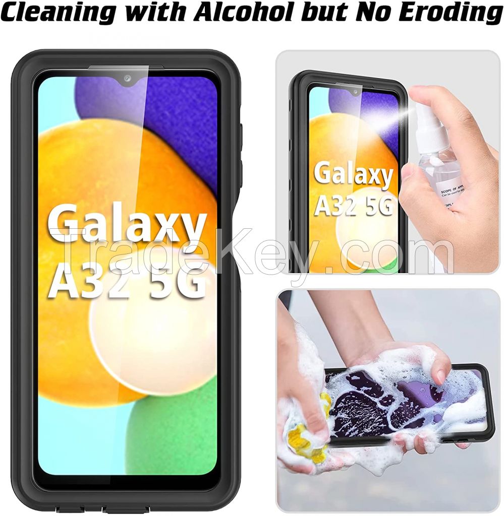 For Samsung Galaxy Case with Built in Screen Protector Waterproof Shockproof Dustproof Dropproof Phone Case