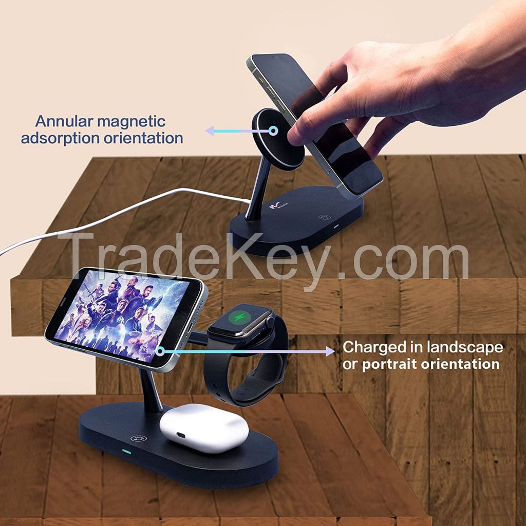 3 in 1 Magnetic Fast Multiple Devices Wireless Charger