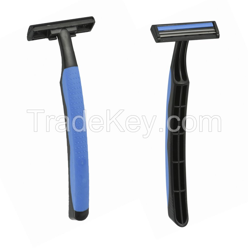 Twin Blade Stainless Steel Disposable Razor Shaving Razor (kd-2012l) Shaver For Men For Women