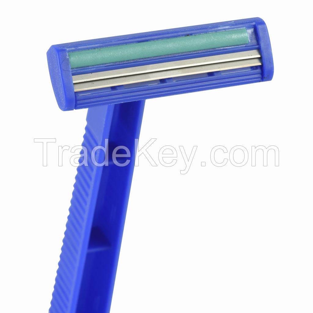 Twin Blade Stainless Steel Disposable Razor Shaving Razor (kd-2001l) Shaver For Men For Women