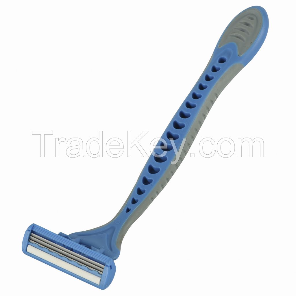 Twin Blade Stainless Steel Disposable Razor Shaving Razor (KD-3008) Shaver for Men for Women