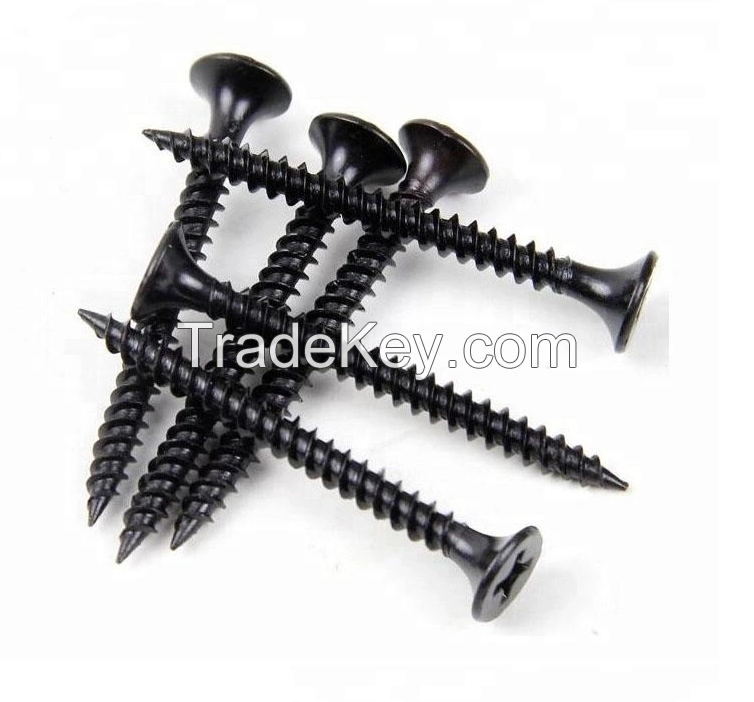 Carbon Steel Hardened Bugle Head Black Phosphating #6 Drywall Screws