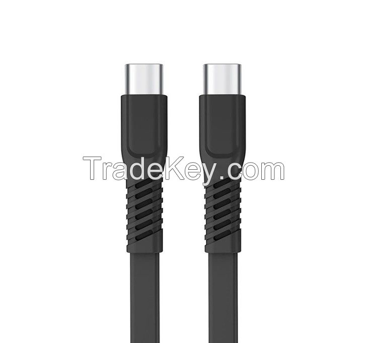 PD fast charging 3A data cable c-c male to male double head type-c18w