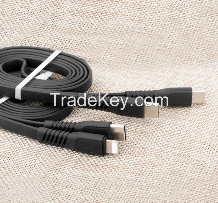 PD fast charging 3A data cable c-c male to male double head type-c18w