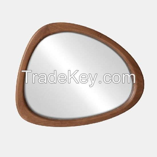 Wooden wall mirror decorative mirror