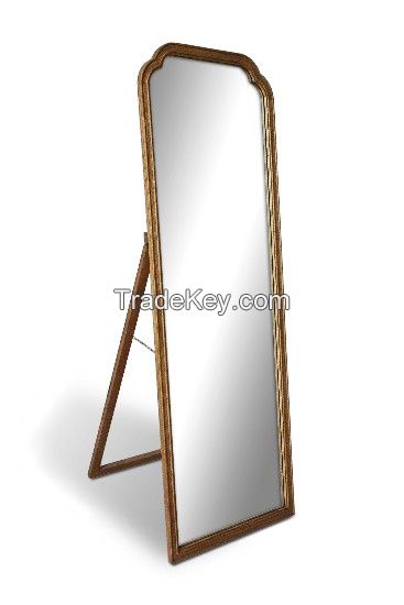 Full length standing lean dressing mirrors