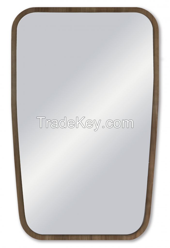 Wooden wall mirror decorative mirror