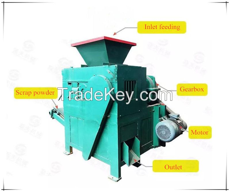 BBQ charcoal ball press briquette molding machine production line 