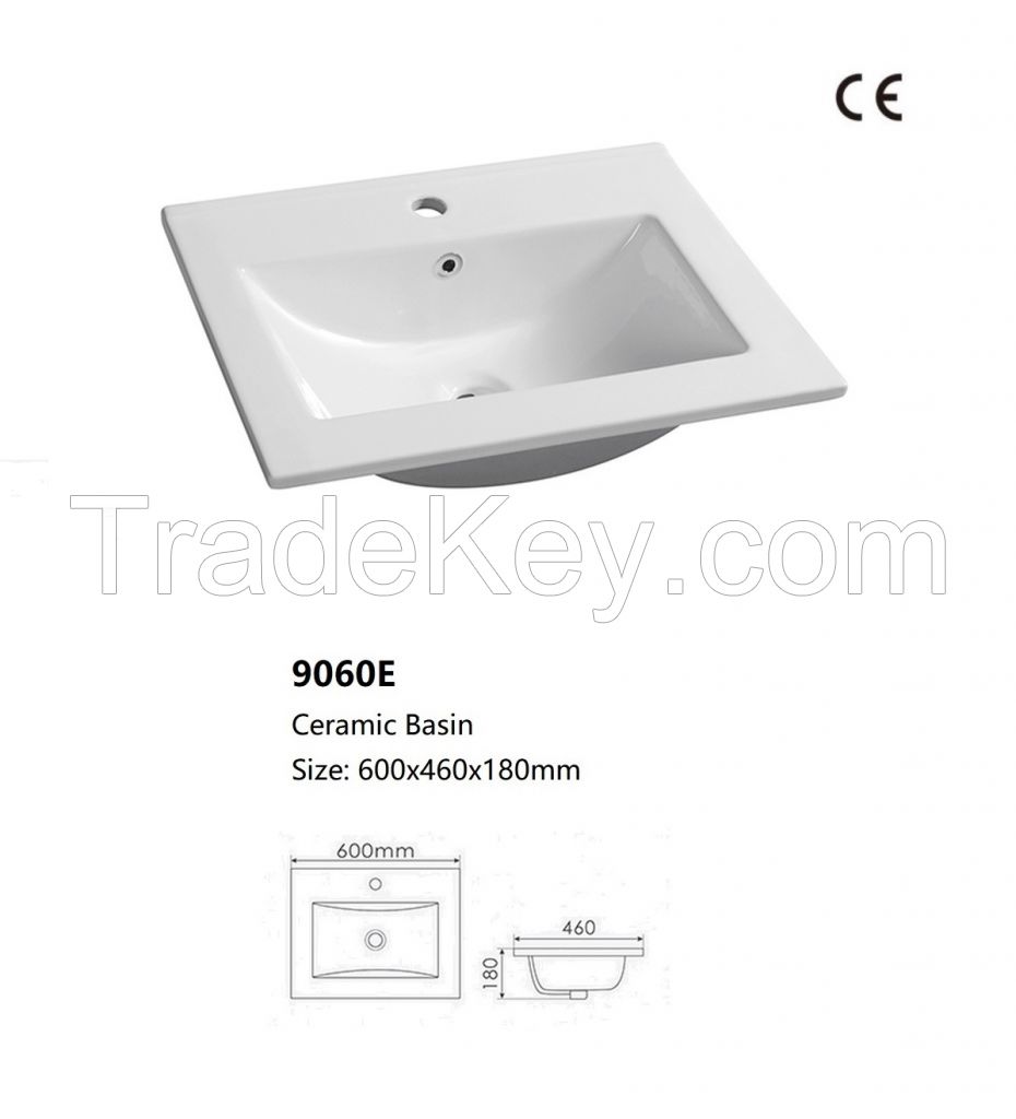 9060E thin edge basin classical design