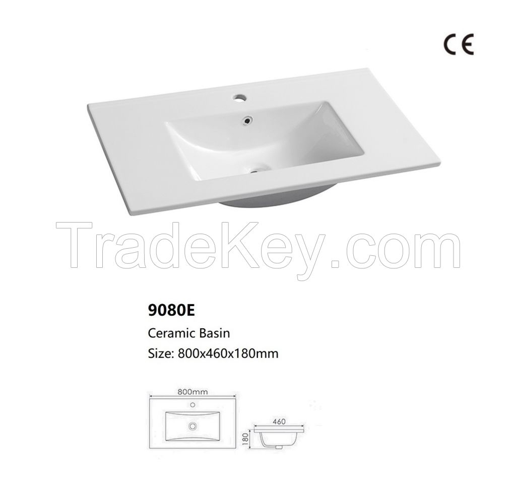 9080E thin edge basin classical design