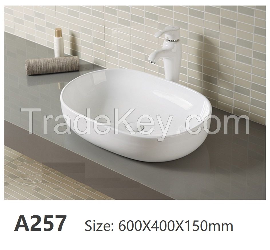 A257 art basin oval shape popular design