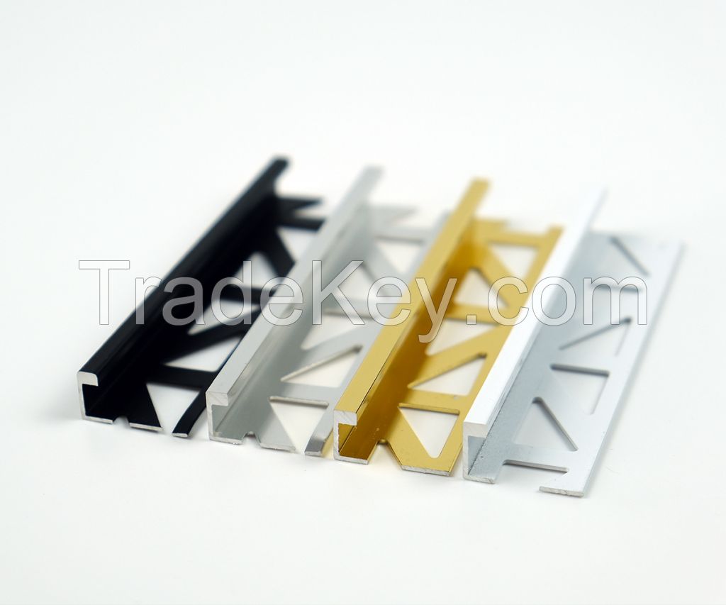 Aluminum square tile trim