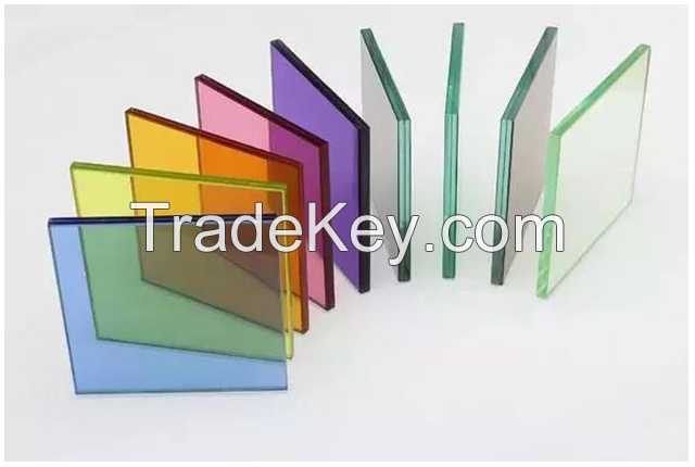 6.38-10.38mm Laminated Safety Glass/Tinted PVB Laminated Glass