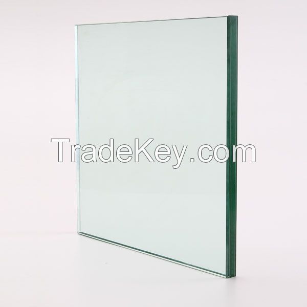 6.38mm~40.28 mm Tinted, Color Coated Laminated Glass Buliding Glass