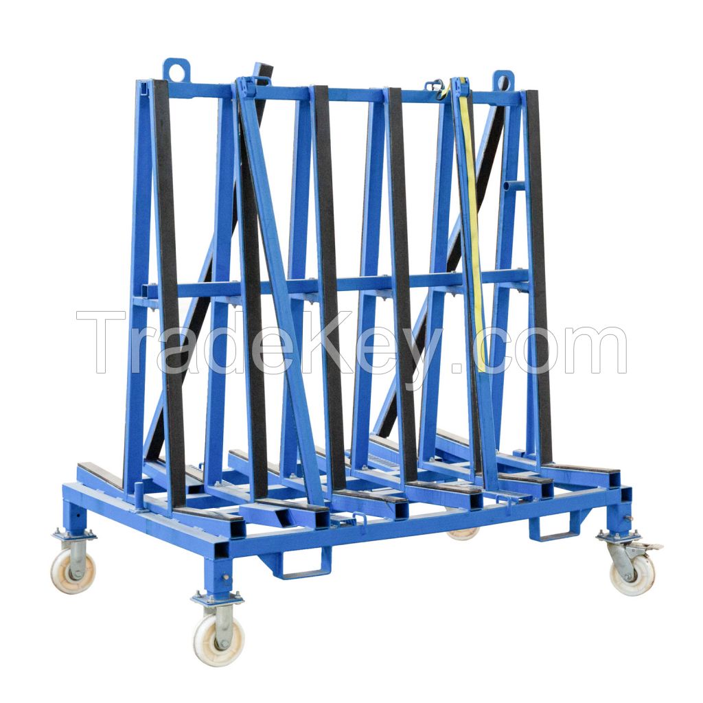 Glass Transfer Shelf Racks for Processed Glass