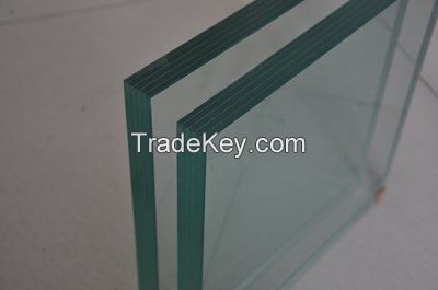 Green/Grey/White Colour Lamianted Glass with Ce Certification