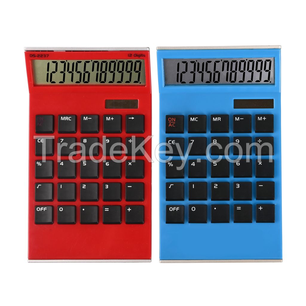 Head-up frame fuel injection desktop calculator Electronic solar creative flat calculator